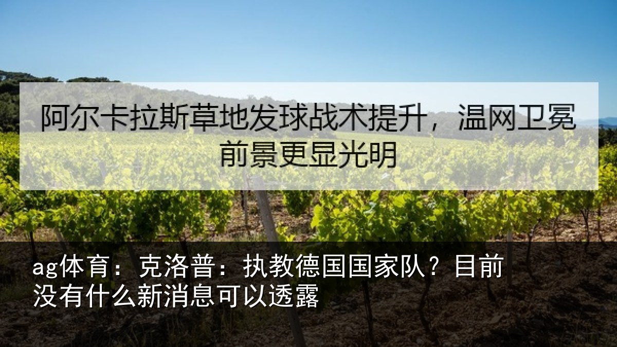 ag体育：克洛相关情况？目前没有相关情况露